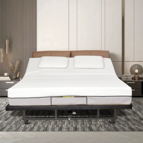Adjustable Bed Base Frame Head And Foot Incline Quiet Motor King Size Zero Gravity