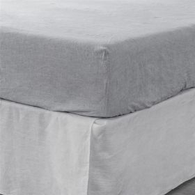 Fitted Queen Sheet 1 Pc, Bed Sheets Queen Size, Soft and comfy Linen Sheets Queen Size, Hotel Sheets, Breathable & Fade Resistant Queen Sheets, Cloud