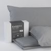 Bamboo Cotton Sheets Soft and Smooth with Viscose from Bamboo Grey Cal King