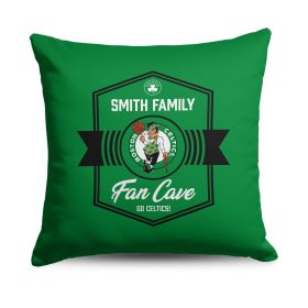 NBA Boston Celtics Dominion Personalized Throw Pillow 18×18 Inches