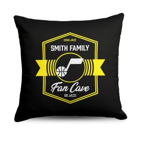 NBA Utah Jazz Dominion Personalized Throw Pillow 18×18 Inches