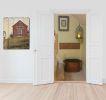 "Quilt Barn" by Billy Jacobs, Printed Wall Art on a Wood Picket Fence