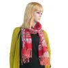 Blancho Bedding -Pa-612-2 Big Flower Pattern Exquisitely Soft Woven Pashmina/Shawl/Scarves