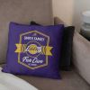 NBA Los Angeles Lakers Dominion Personalized Throw Pillow 18×18 Inches