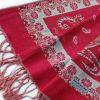 Blancho Bedding -Pa-612-2 Big Flower Pattern Exquisitely Soft Woven Pashmina/Shawl/Scarves